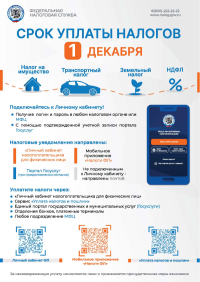 Внимание! Уплати налоги.