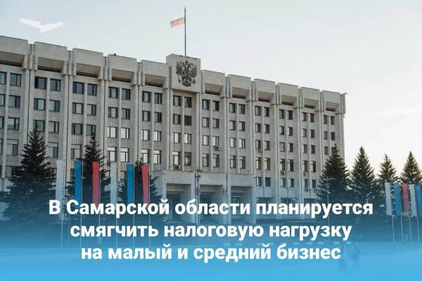 В Самарской области планируют смягчить налоговую нагрузку на малый и средний бизнес.