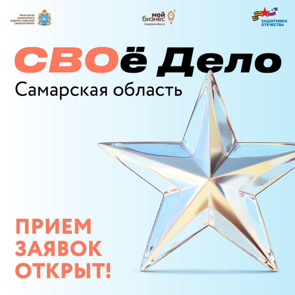 В Самарской области стартует обучающая программа «СВОё дело».